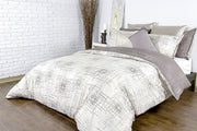 Fletcher 100% Cotton Duvet Cover Set β Flat Lay, Full View